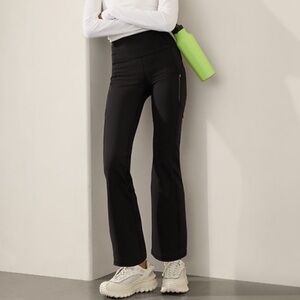 Athleta Rainer Bootcut Black Flare Pants Medium